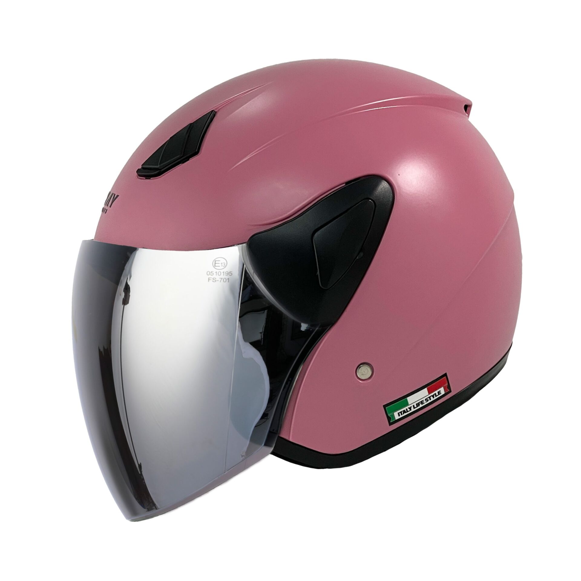 SWAY SW 733 Pembe Yarım Kask M