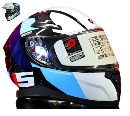 SHIRO KAPALI KASK KATANA XL