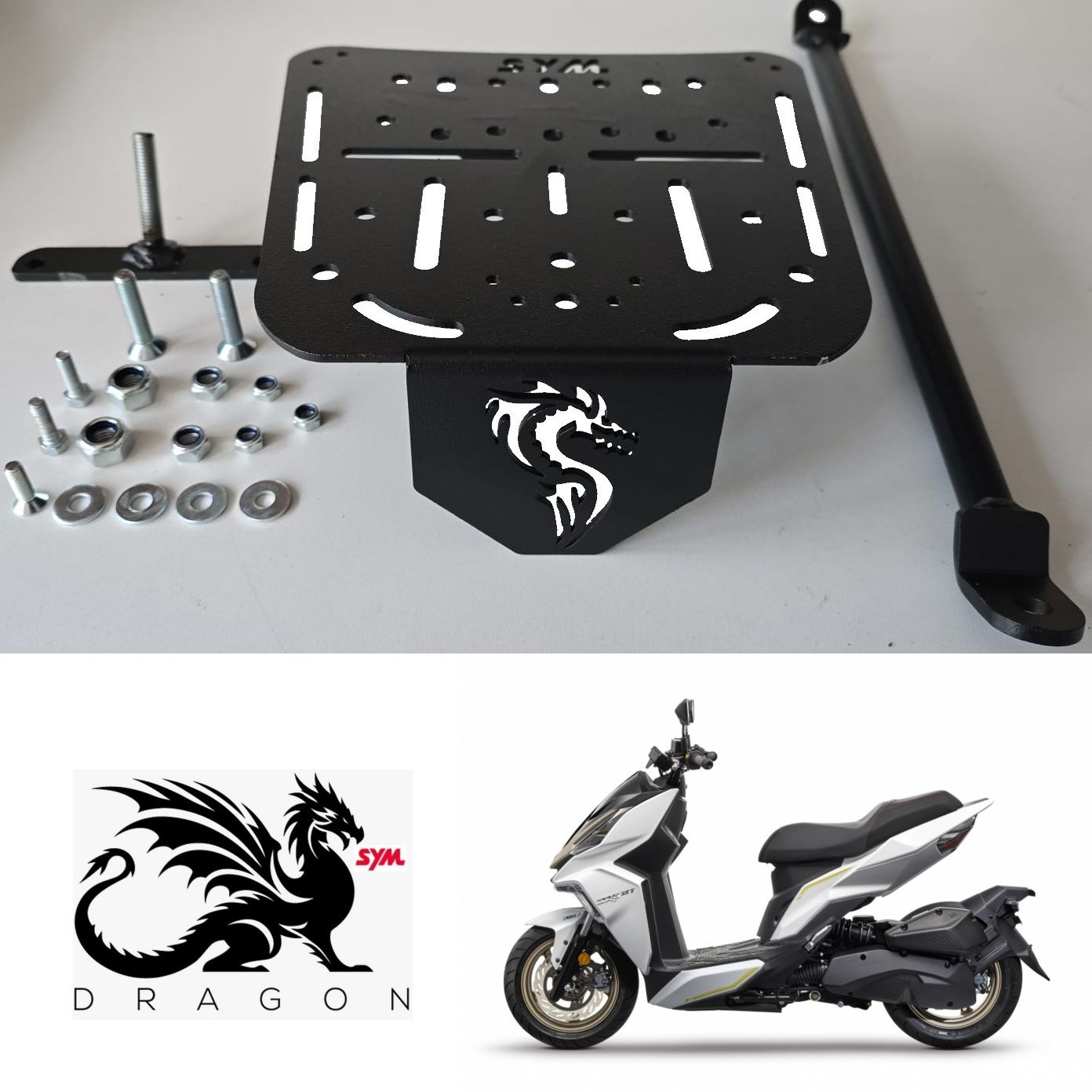 SYM Arka Çanta Bağlama Demiri Aparatı - Dragon