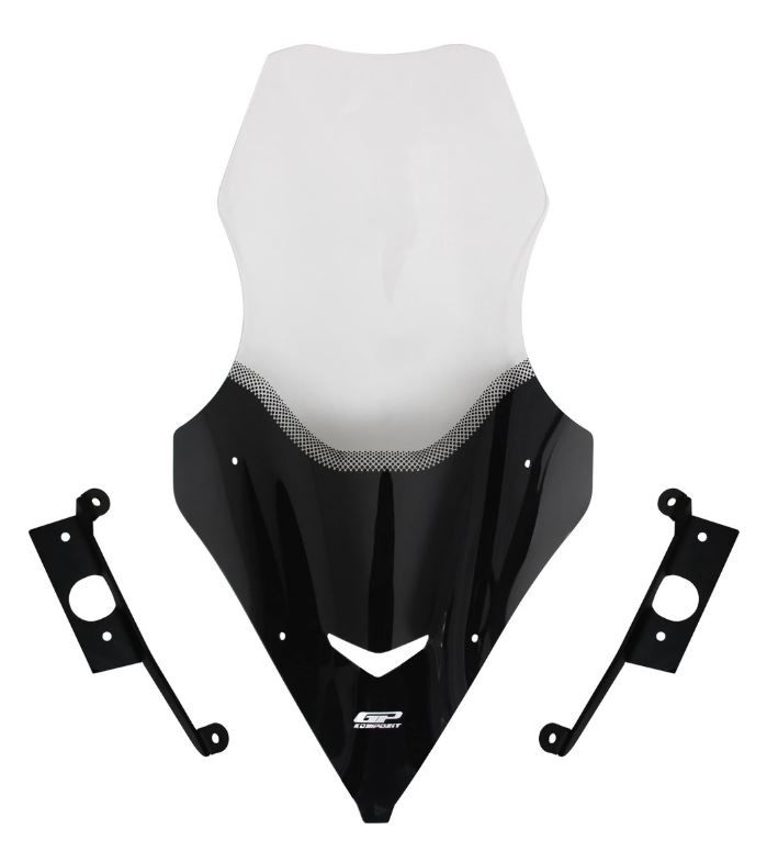 GP Kompozit - SYM Jet X 125 2022-2024 Uyumlu Ön Cam Şeffaf - 79 cm