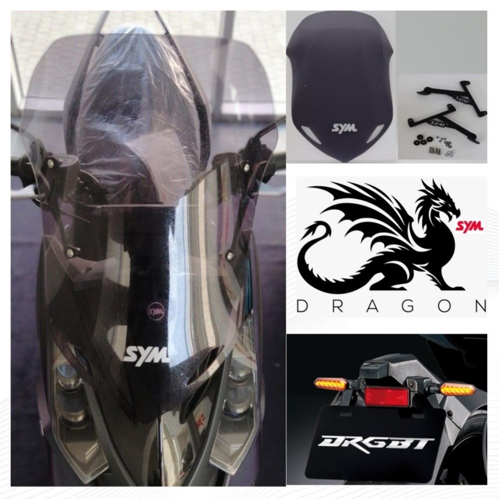 SYM Orta Boy Tur Camı - Dragon