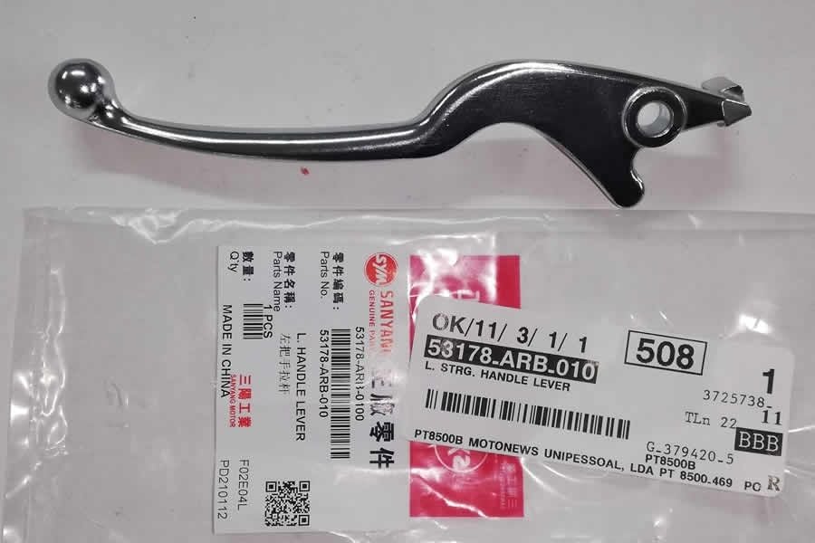 SYM Sol Fren Kolu Manet Gümüş - Jet14 - Fiddle 4 Symphony